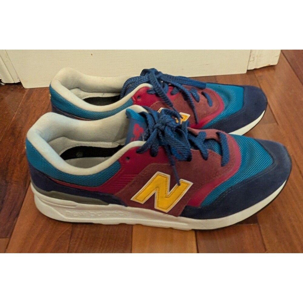 New Balance NB 997 Men's Retro Sneakers Lifestyle Shoes Suede/Mesh Blue Sz 10